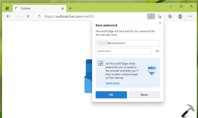 Microsoft Edge 密碼存放問題 瀏覽器記憶體中明文存放密碼風險高.